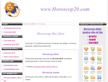 Tablet Screenshot of horoscop20.com